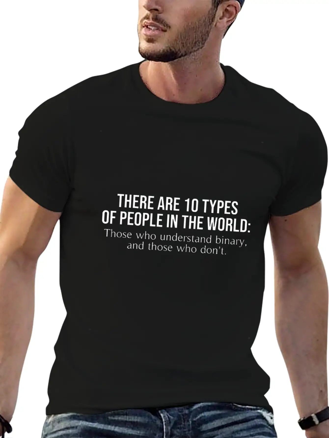 10 Types Of People Those Who Understand Binary Fun Basic Graphic T-Shirt – Daily Comfort In Soft Cotton