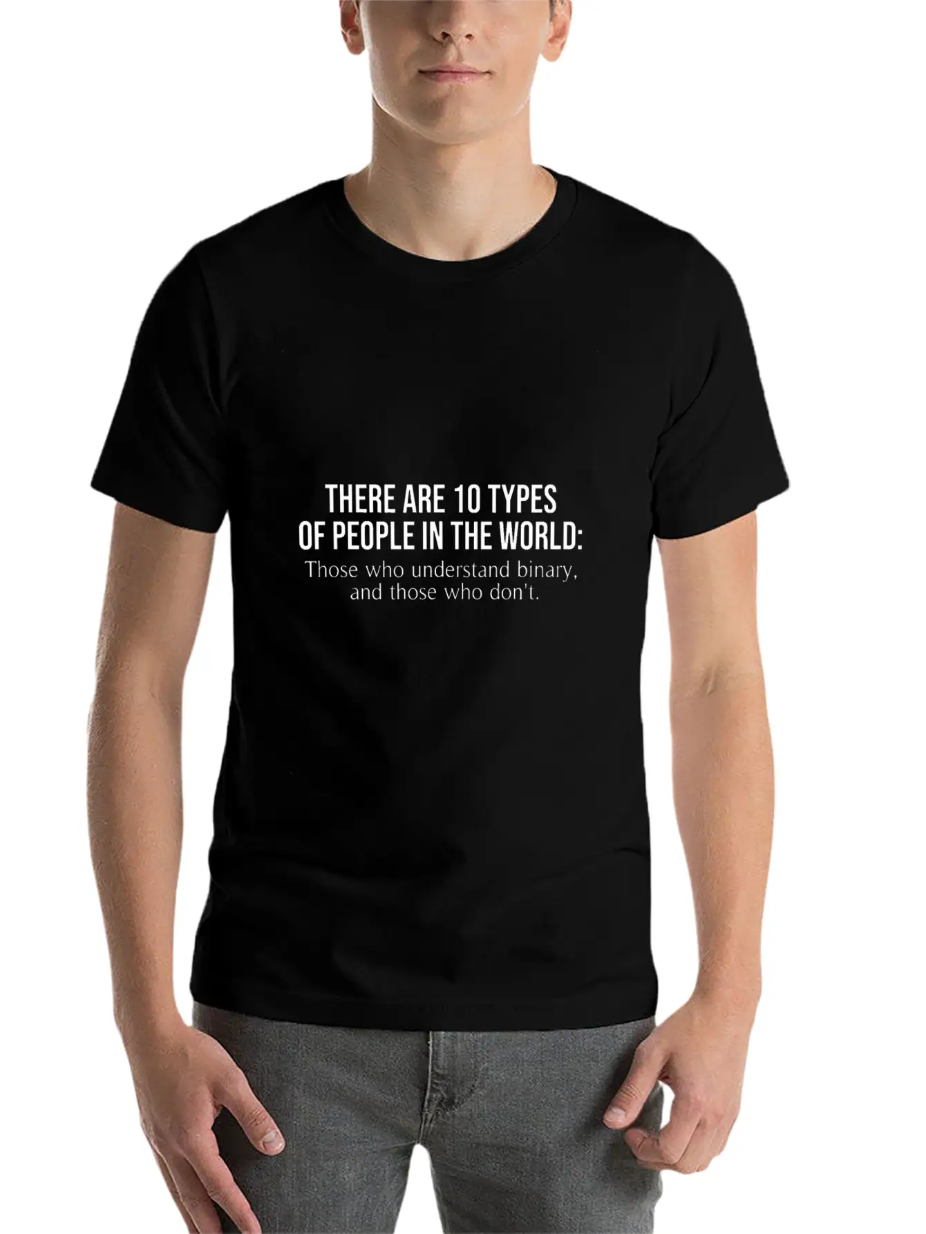 10 Types Of People Those Who Understand Binary Fun Basic Graphic T-Shirt – Daily Comfort In Soft Cotton
