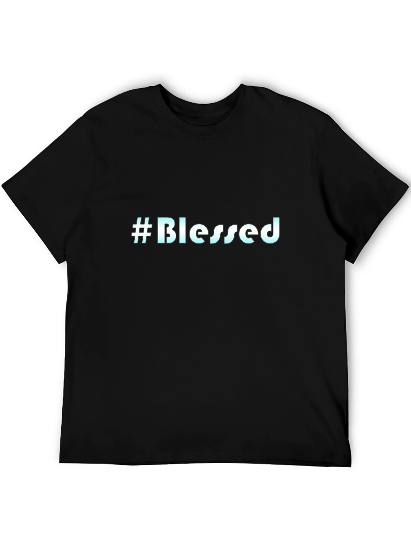 #Blessed Black T-Shirt - Stylish & Comfortable Tee