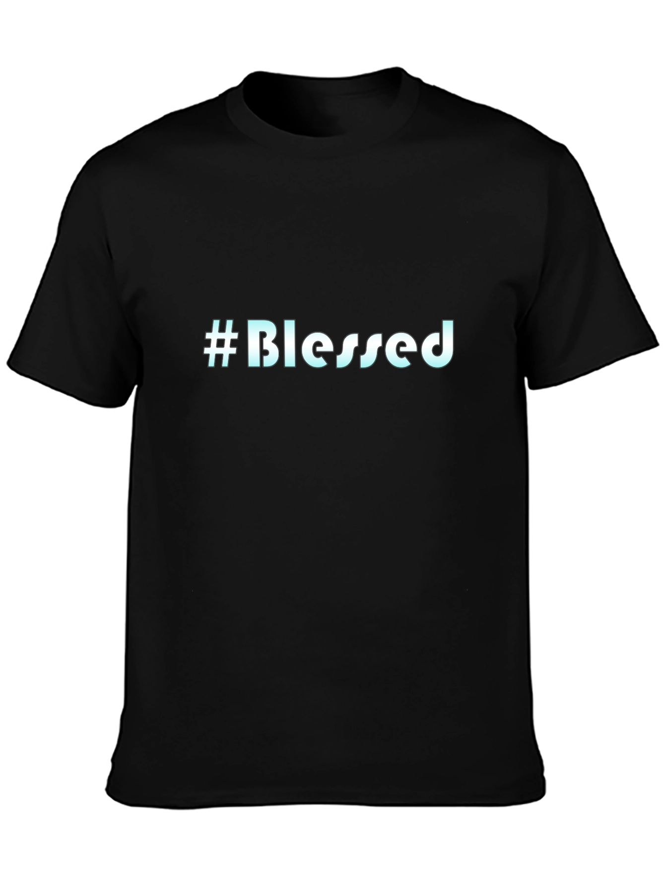 #Blessed Black T-Shirt - Stylish & Comfortable Tee