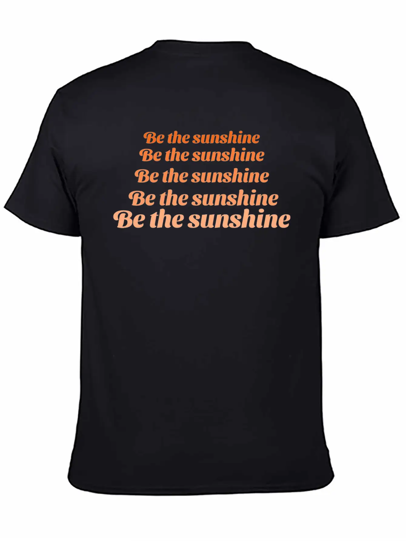 "Be The Sunshine" Quote Tshirt Timeless Short Sleeve Tee – Comfy And Minimalist Design