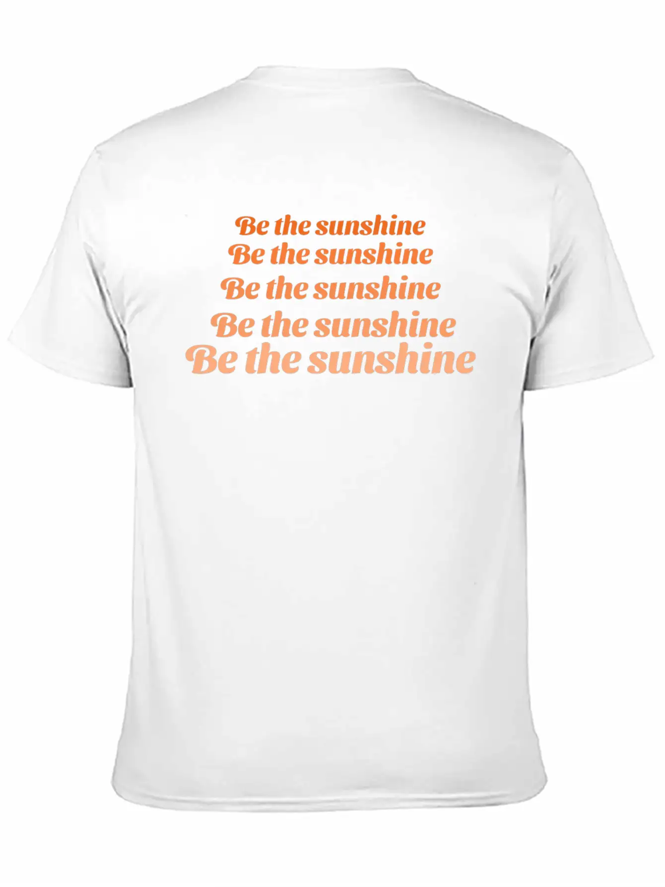 "Be The Sunshine" Quote Tshirt Timeless Short Sleeve Tee – Comfy And Minimalist Design