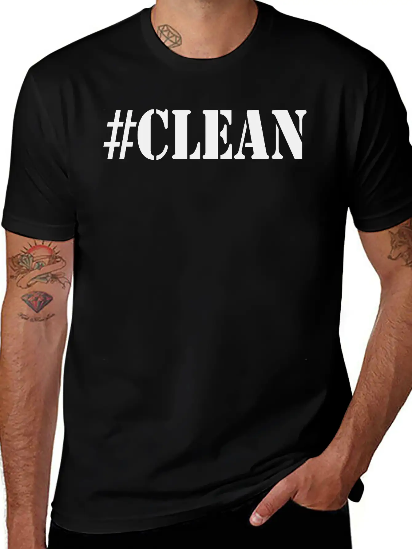 #CLEAN Comfortable Minimalist Graphic Tee – Summer Style Essential
