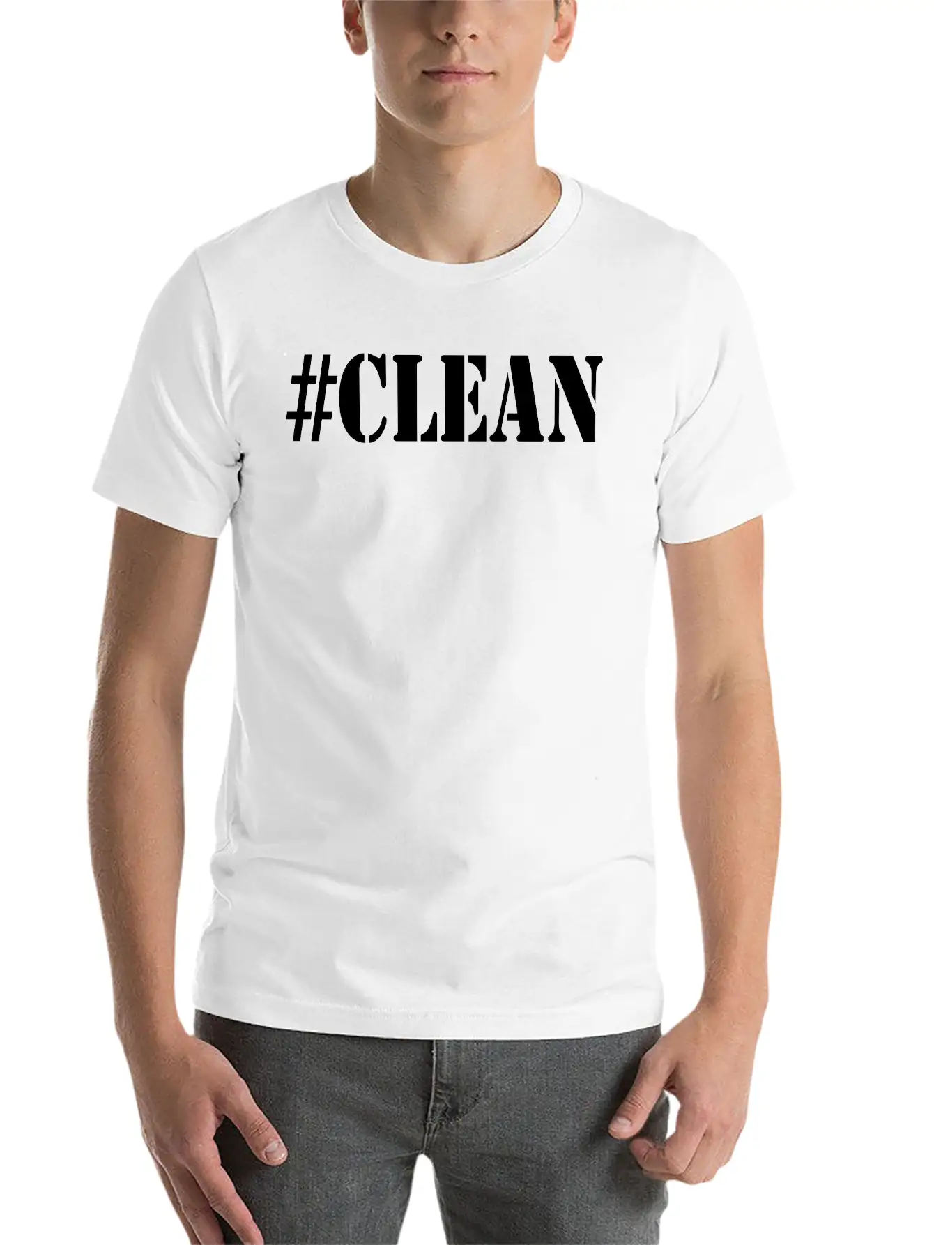 #CLEAN Comfortable Minimalist Graphic Tee – Summer Style Essential