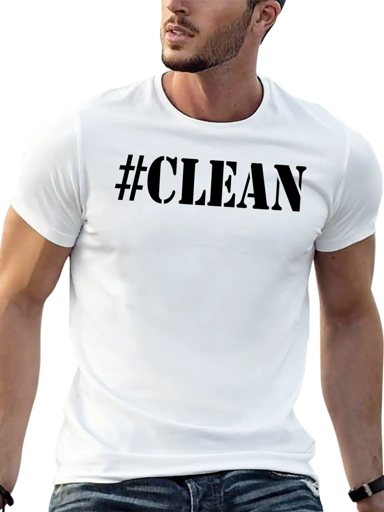 #CLEAN Comfortable Minimalist Graphic Tee – Summer Style Essential
