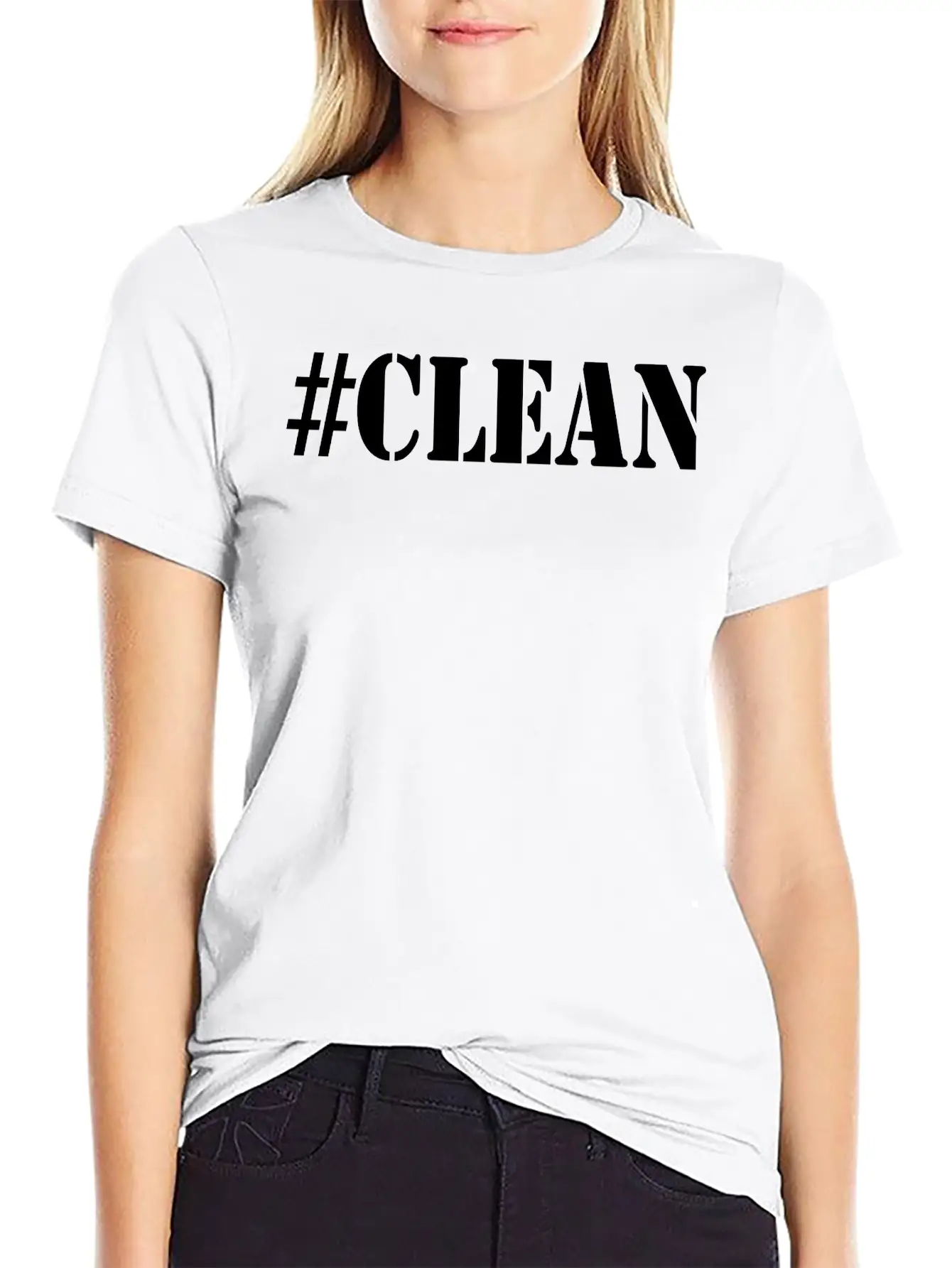 #CLEAN Comfortable Minimalist Graphic Tee – Summer Style Essential