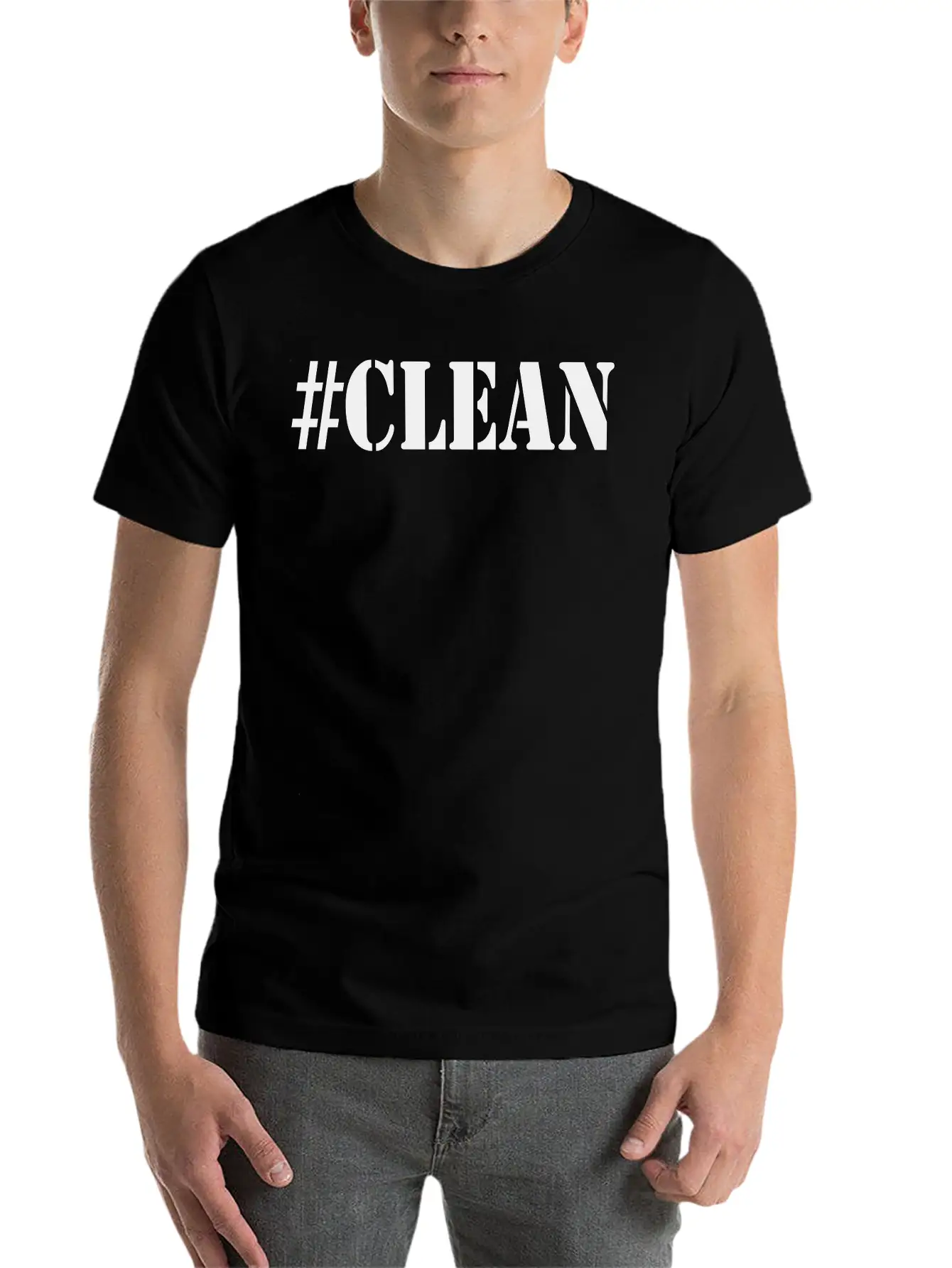 #CLEAN Comfortable Minimalist Graphic Tee – Summer Style Essential