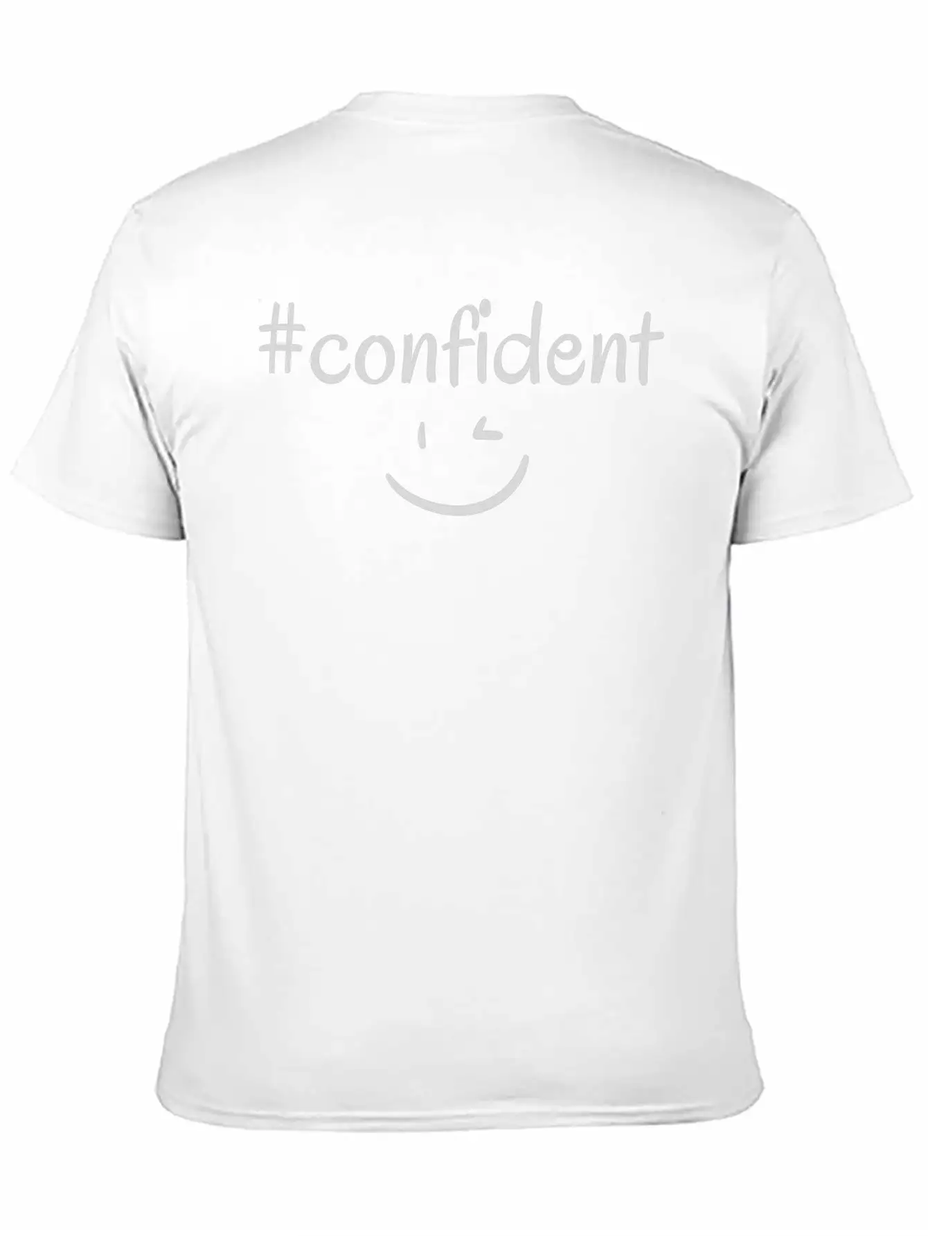 #confident Timeless Short Sleeve Tee – Comfy And Minimalist Design