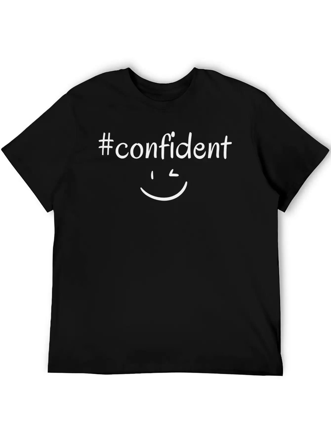 #confident Timeless Short Sleeve Tee – Comfy And Minimalist Design