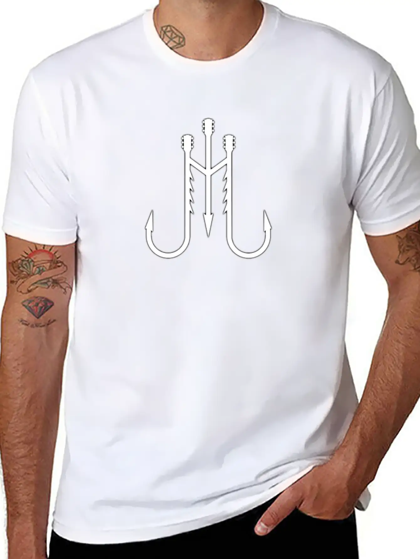 guitars Hooks Timeless Short Sleeve Tee – Comfy And Minimalist Design