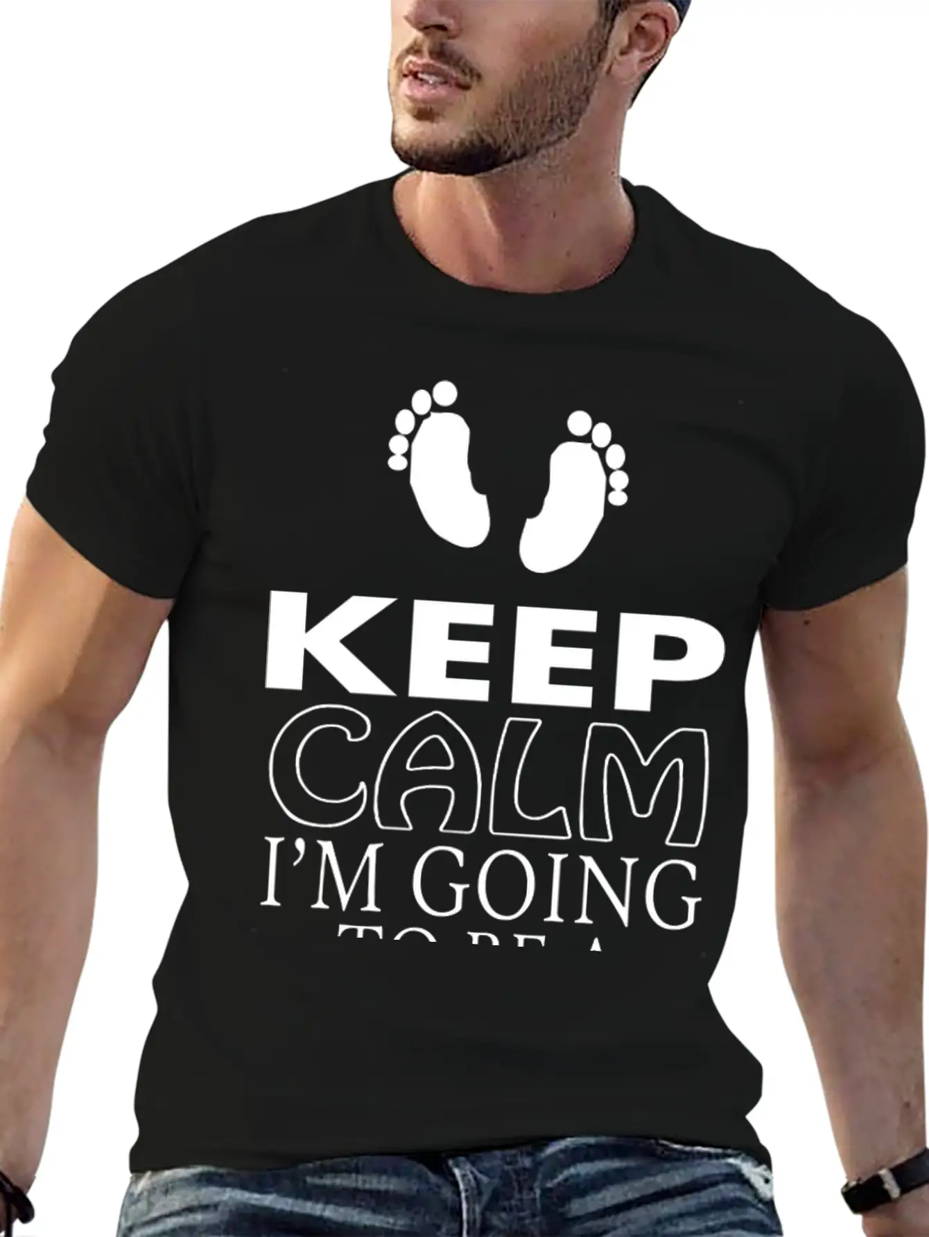 "Keep Calm, I Am Going To Be A Dad" T-Shirt Comfortable Minimalist Graphic Tee – Summer Style Essential