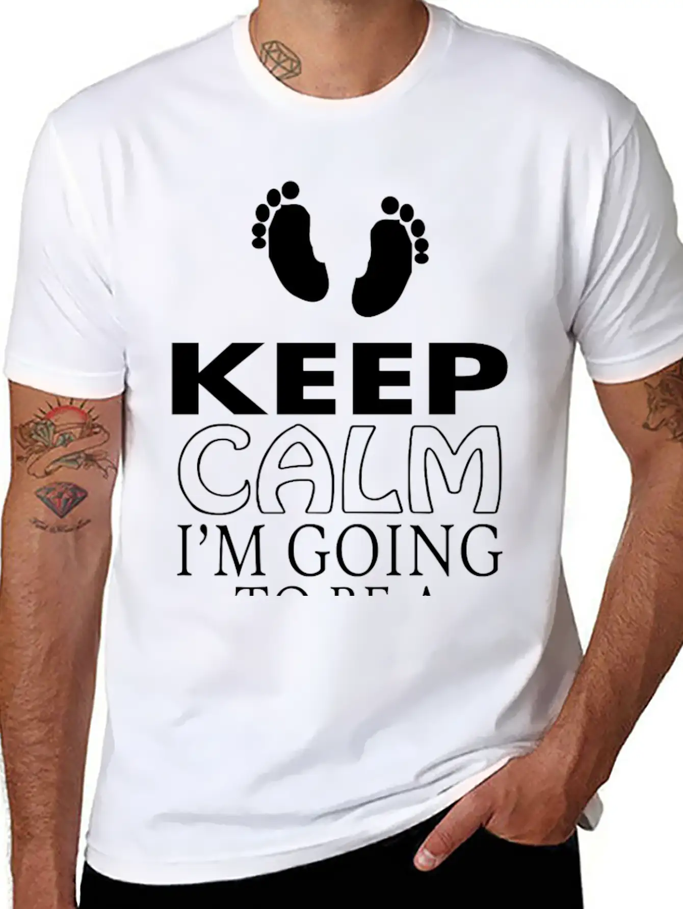"Keep Calm, I Am Going To Be A Dad" T-Shirt Comfortable Minimalist Graphic Tee – Summer Style Essential
