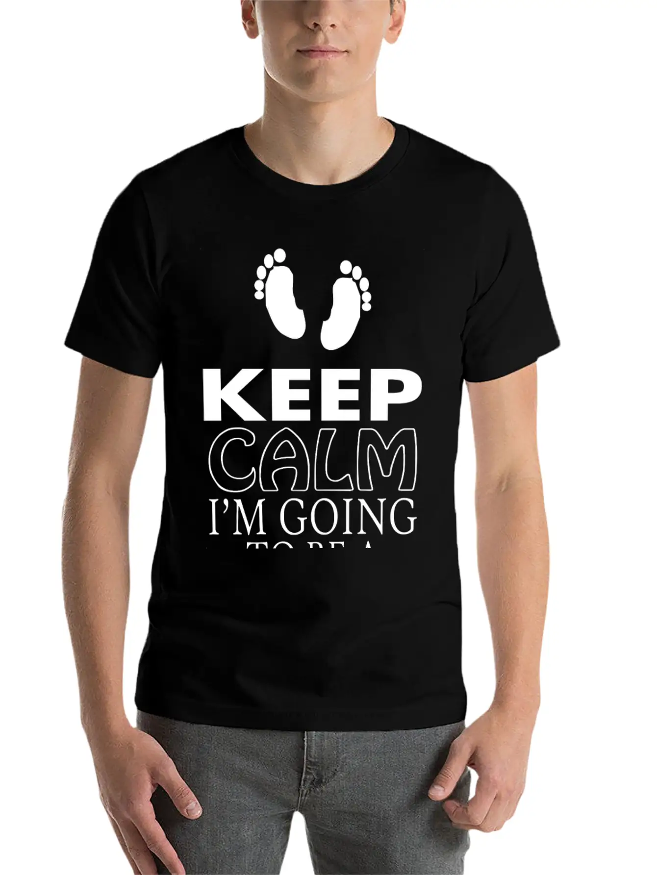 "Keep Calm, I Am Going To Be A Dad" T-Shirt Comfortable Minimalist Graphic Tee – Summer Style Essential