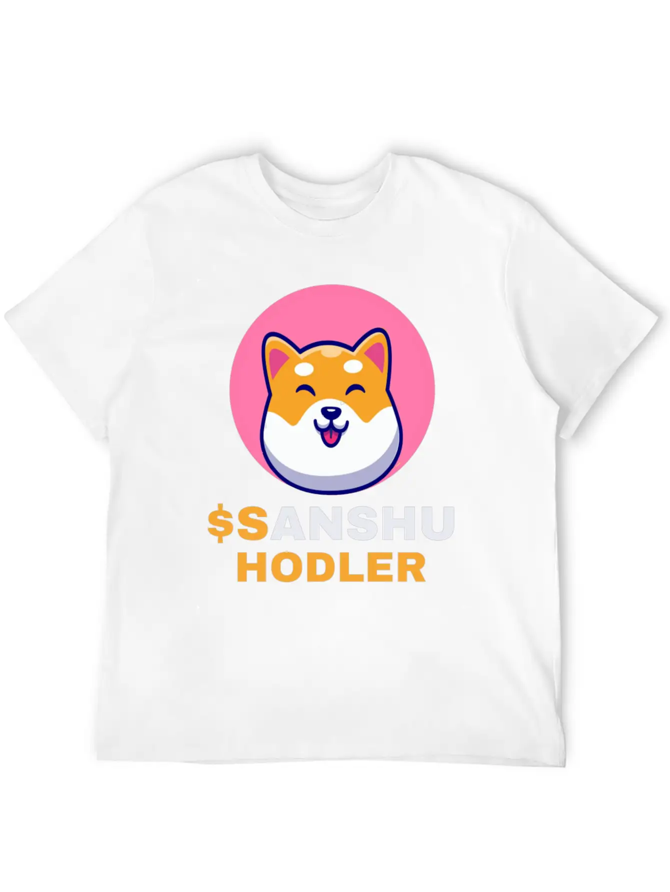$SANSHU Hodler, Sanshu Inu Coin Cryptocurrency Cry Timeless Short Sleeve Tee – Comfy And Minimalist Design