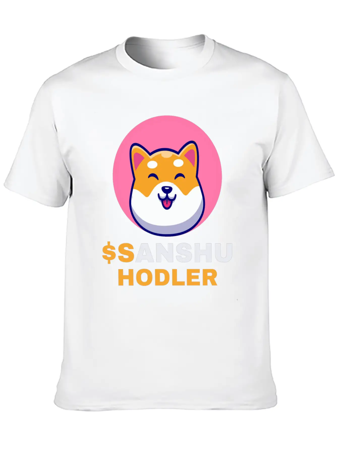 $SANSHU Hodler, Sanshu Inu Coin Cryptocurrency Cry Timeless Short Sleeve Tee – Comfy And Minimalist Design