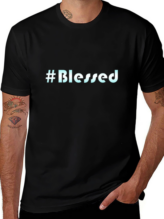 #Blessed Black T-Shirt - Stylish & Comfortable Tee