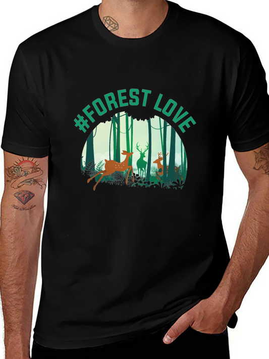 #Forest Love Graphic Tee - Nature Inspired T-Shirt