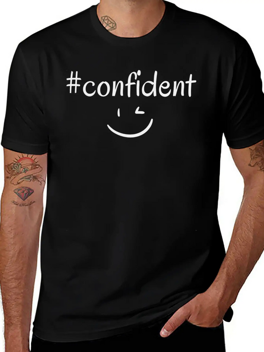 #confident Timeless Short Sleeve Tee – Comfy And Minimalist Design