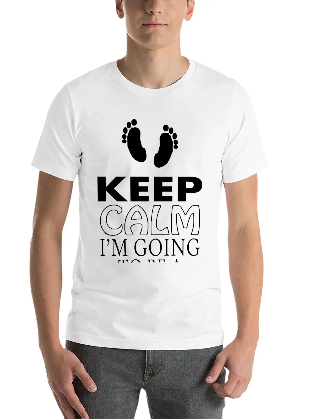 "Keep Calm, I Am Going To Be A Dad" T-Shirt Comfortable Minimalist Graphic Tee – Summer Style Essential