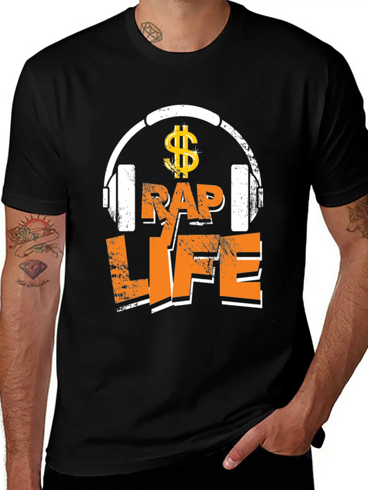 $ Rap Life Funny Gift Hiphop Lover Christmas Relaxed Everyday Tee – Lightweight And Durable Cotton