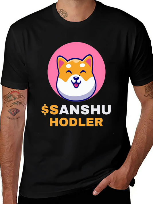$SANSHU Hodler, Sanshu Inu Coin Cryptocurrency Cry Timeless Short Sleeve Tee – Comfy And Minimalist Design