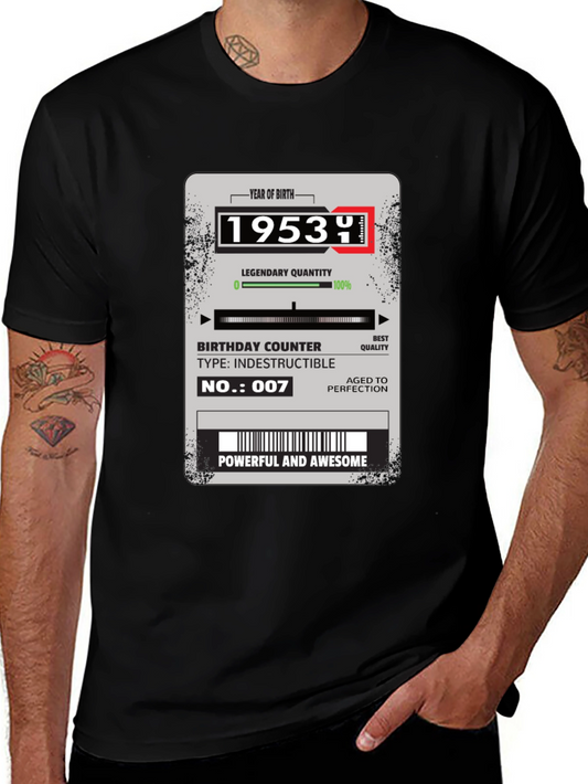 1953 Birthday T-Shirt - Legendary Edition